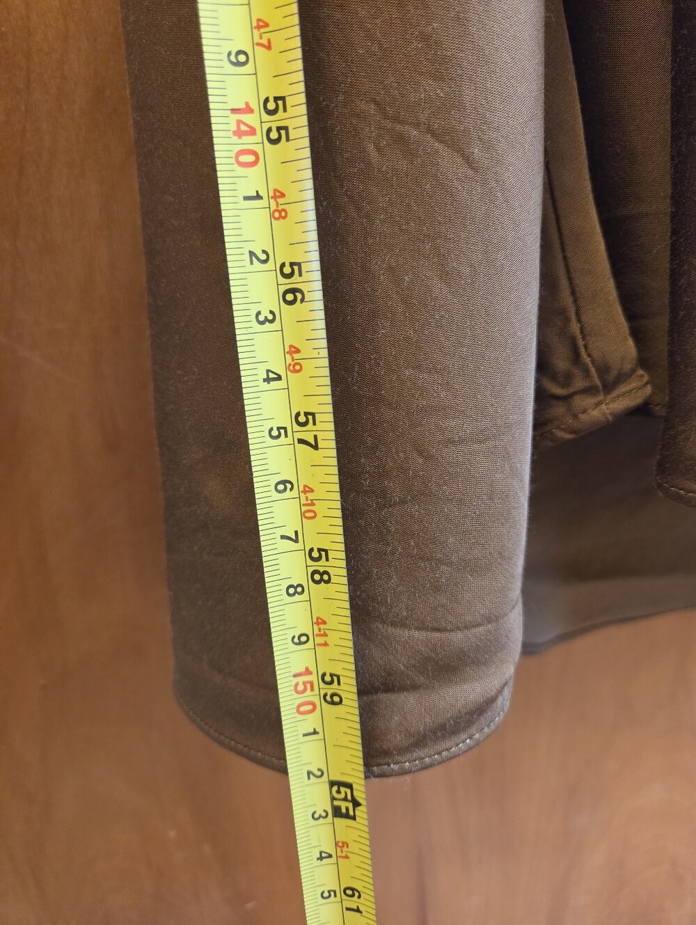 A.L.C. Women's Satin Penny Dress in Aged Bronze, Size 6, $595 - Picture 13 of 15